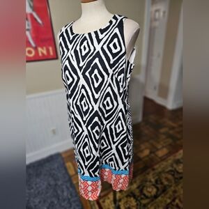 Maggy London Geometric Dress Size 14